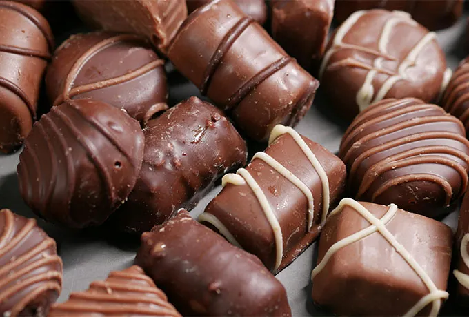 Chocolates flavors