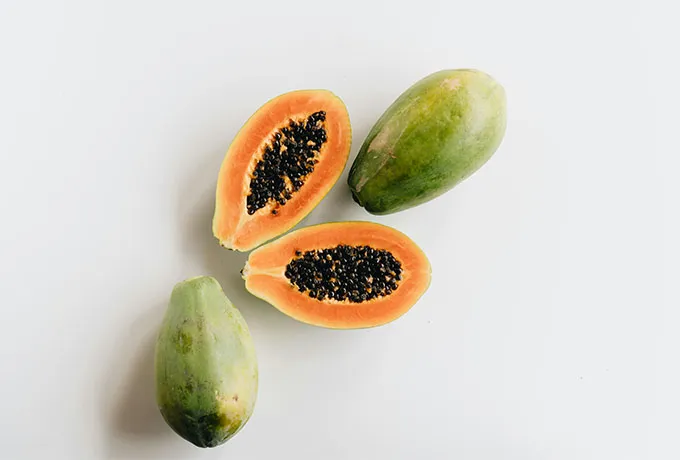 Fresh papaya flavor