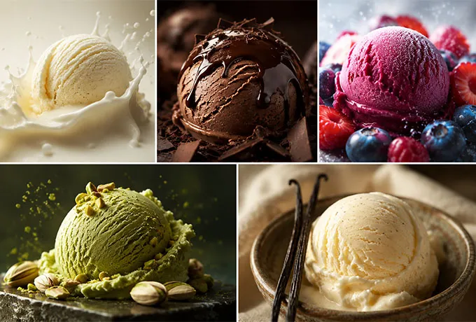 Ice Cream & Frozen Desserts Flavors